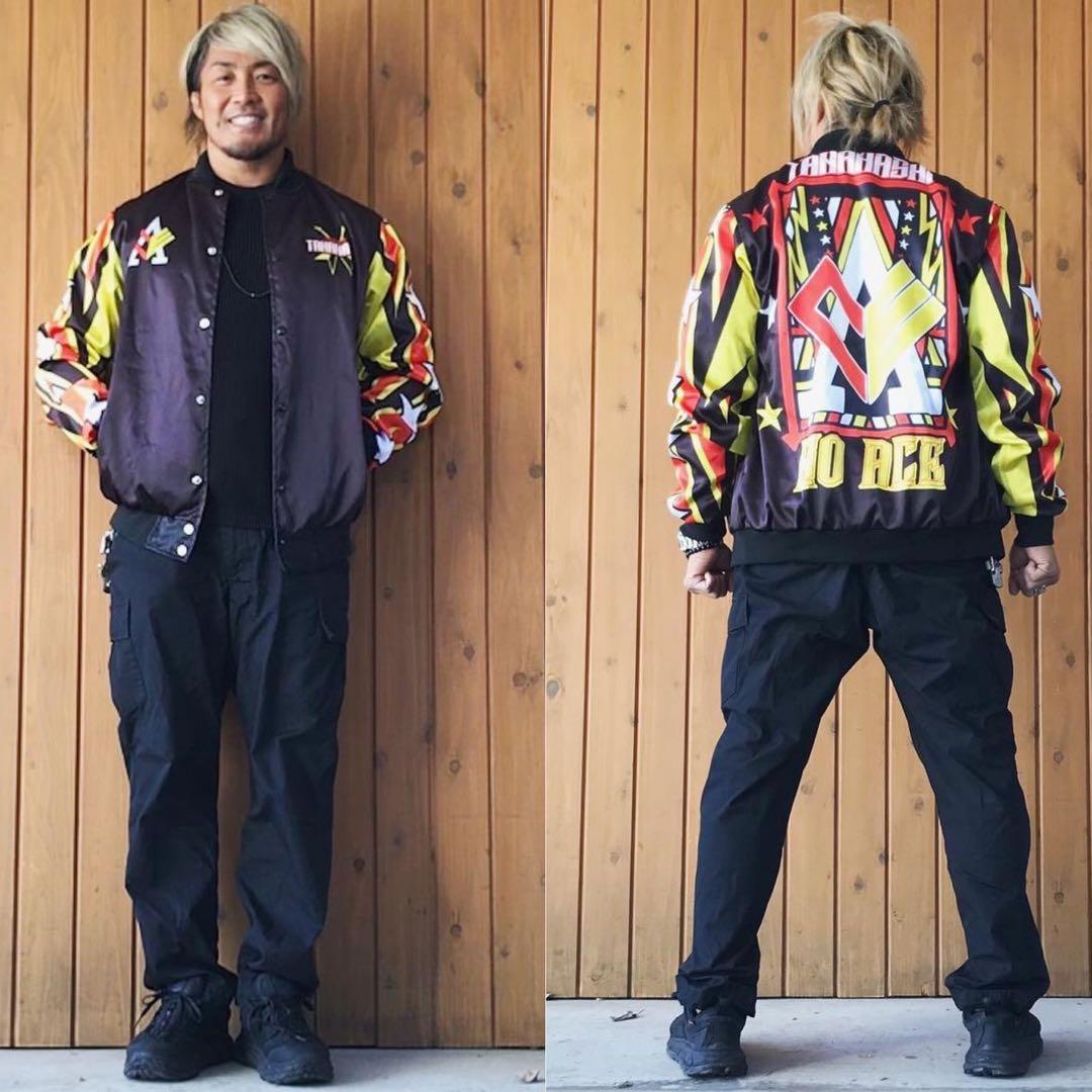 【新品未開封】新日本プロレス公認・NERDS 棚橋弘至 ブルゾンジャケット L