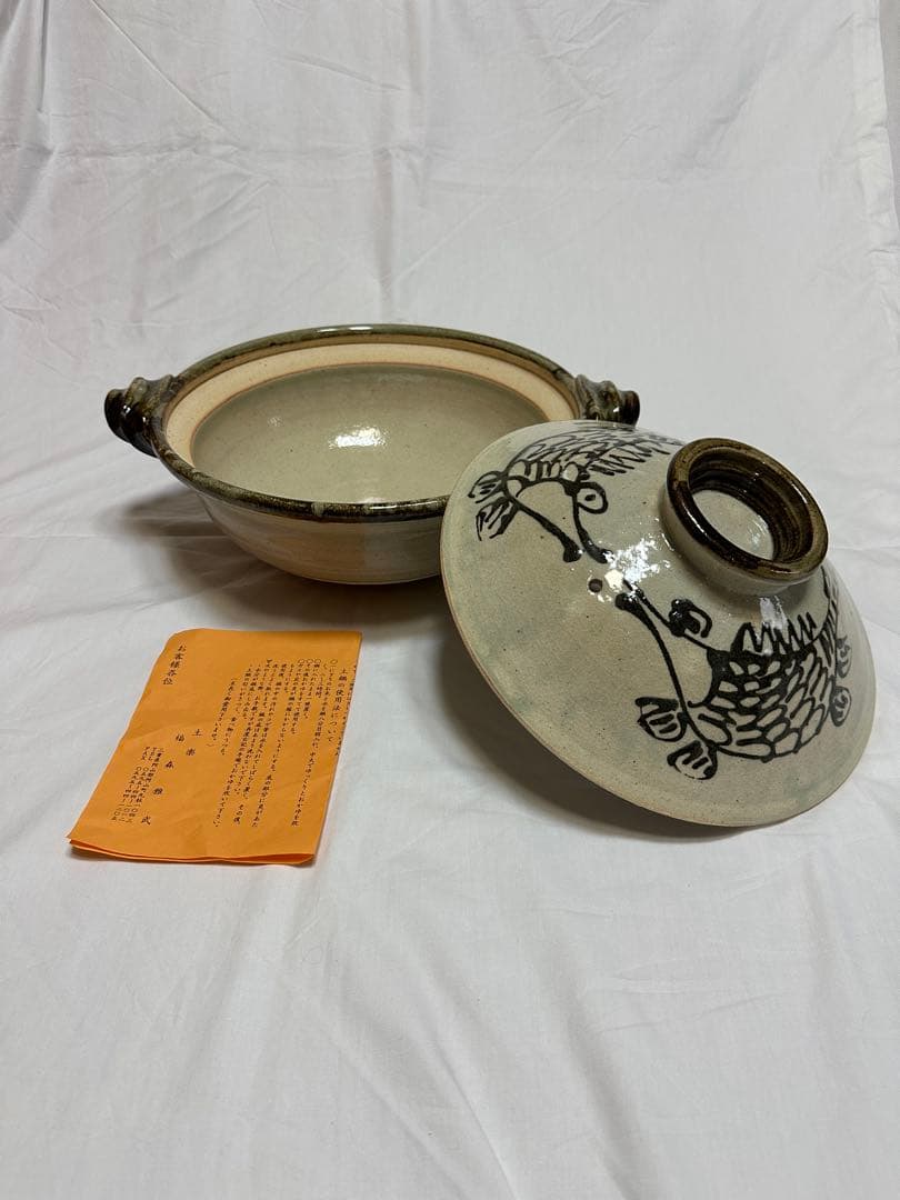 お値下げ【新品未使用】土楽　土鍋