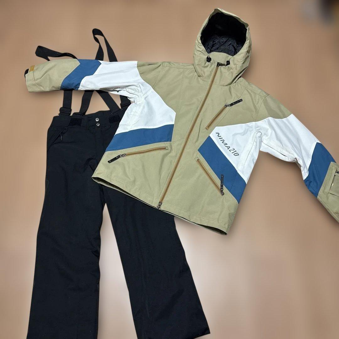 週末限定価格⭐︎スノーボードウェア メンズS 防水素材 フード付き