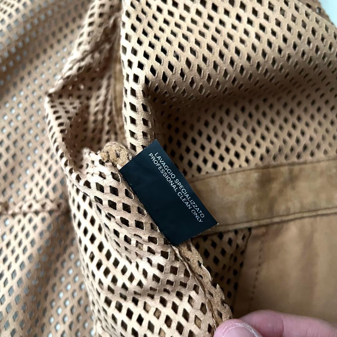 Alexander McQUEEN レザージャケット メッシュ パーカーパイソン