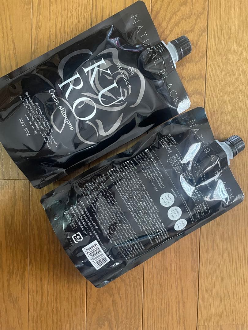 バランローズ　クリームシャンプー　KURO ブラック 400g 2個セット