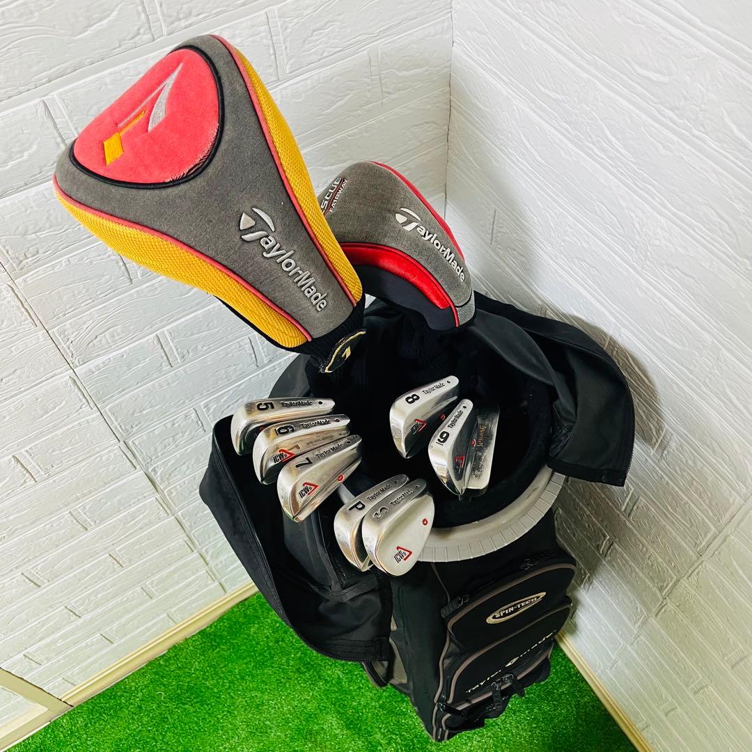 【☆大人気☆】テーラーメイド☆メンズ☆ゴルフクラブセット☆10本☆初心者☆