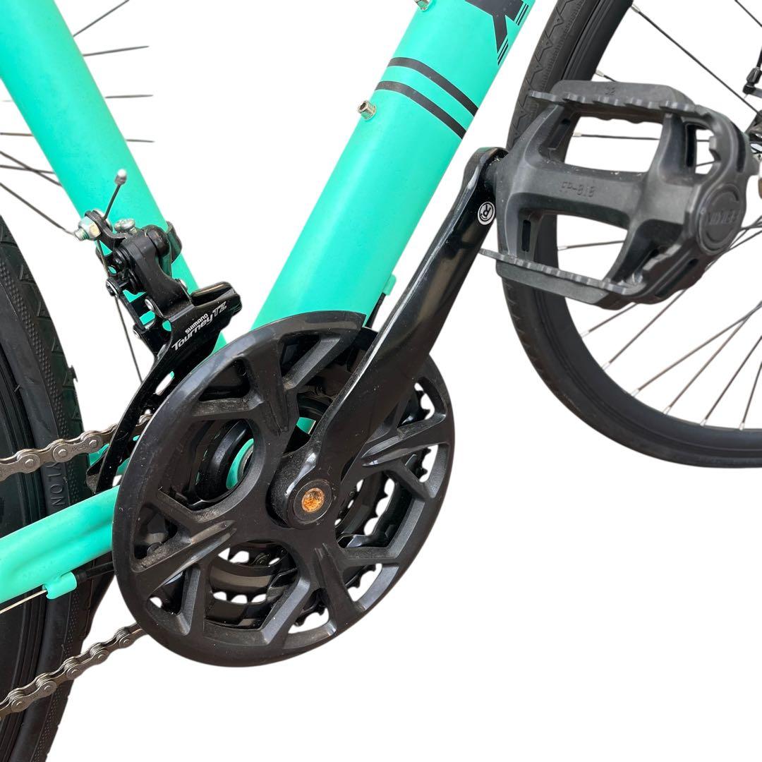 SHIMANO XLEAT 700C クロスバイク 21段変速 ディスクブレーキ