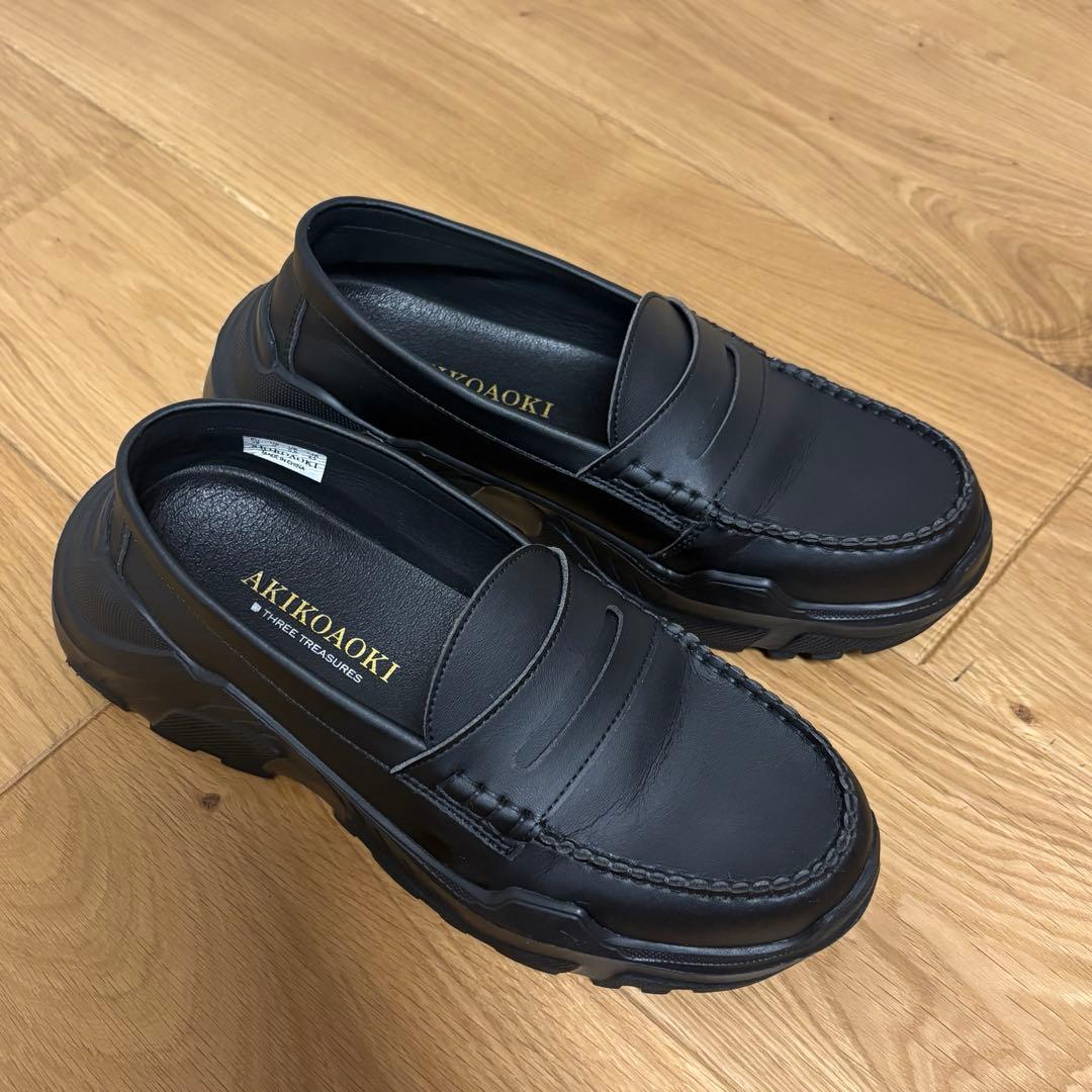 【\"年末年始\"限定価格】AKIKO AOKI アキコアオキ ローファー