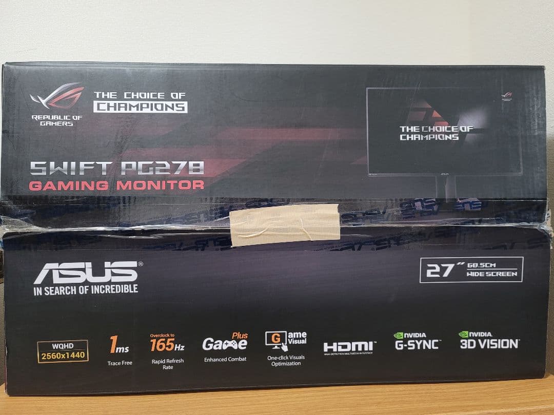 ASUS ROG SWIFT PG278QR 27型 WQHD 165Hz 2K