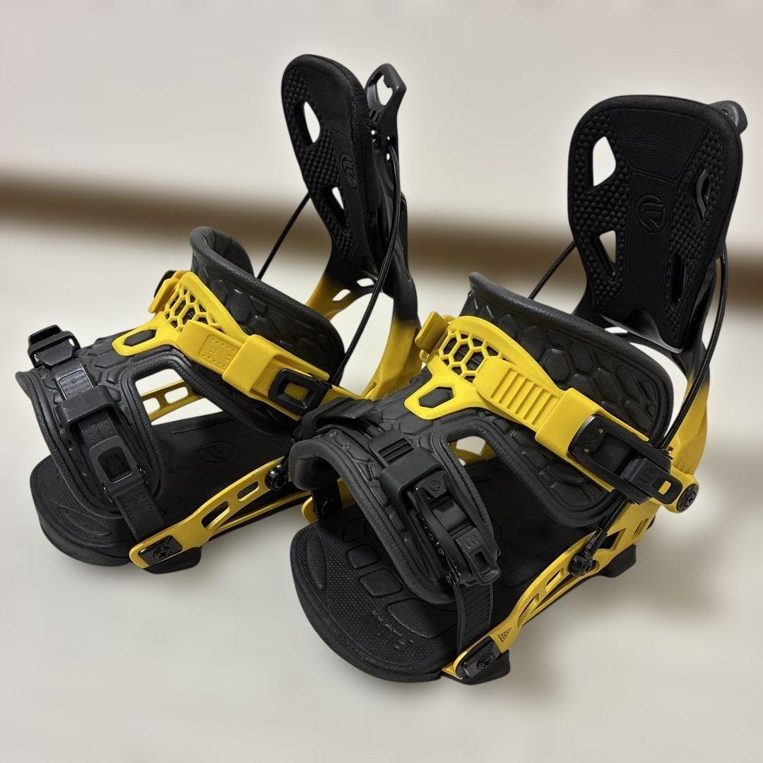 Flow NX2 fusion 22-23 L ビンディング　イエロー×ブラック