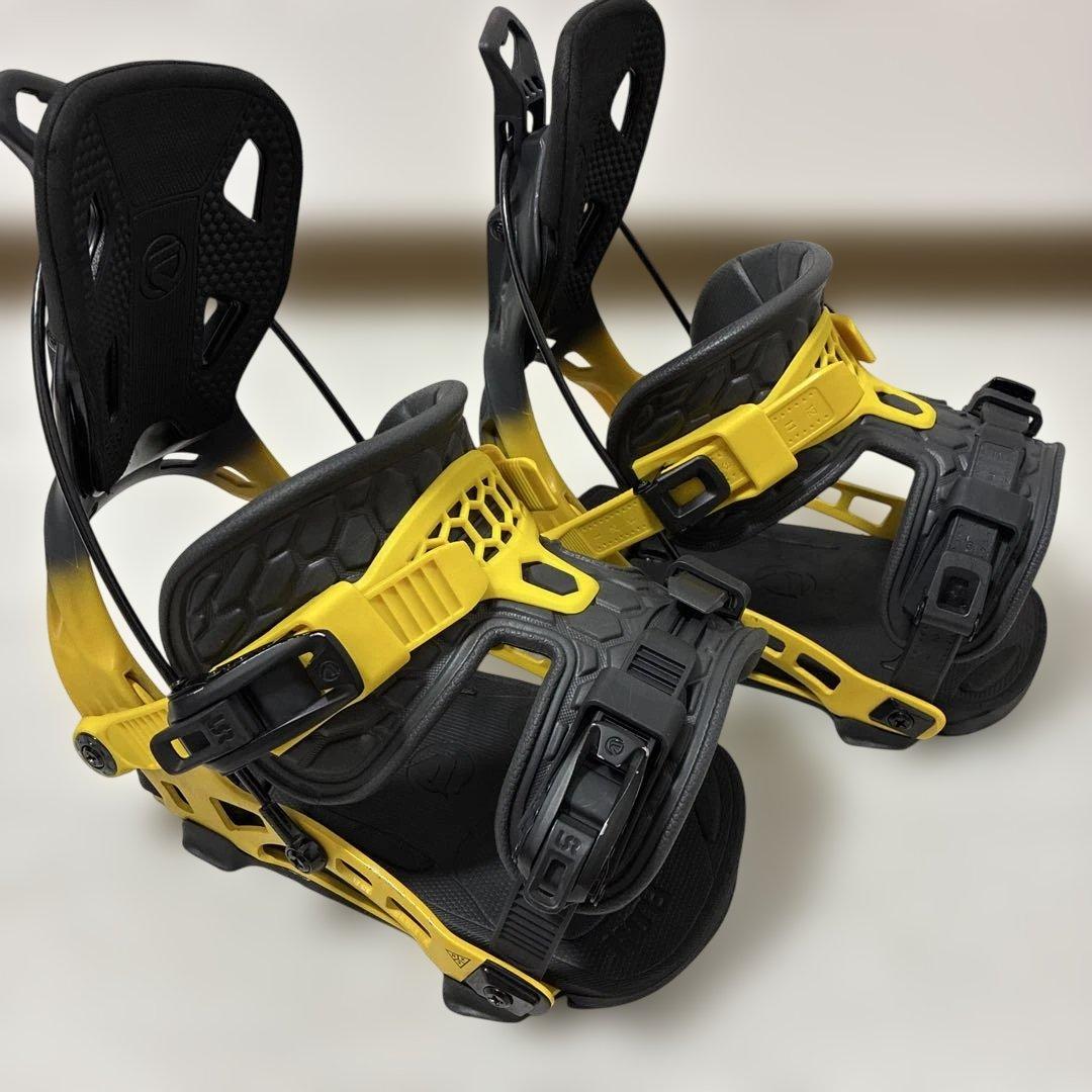 Flow NX2 fusion 22-23 L ビンディング　イエロー×ブラック