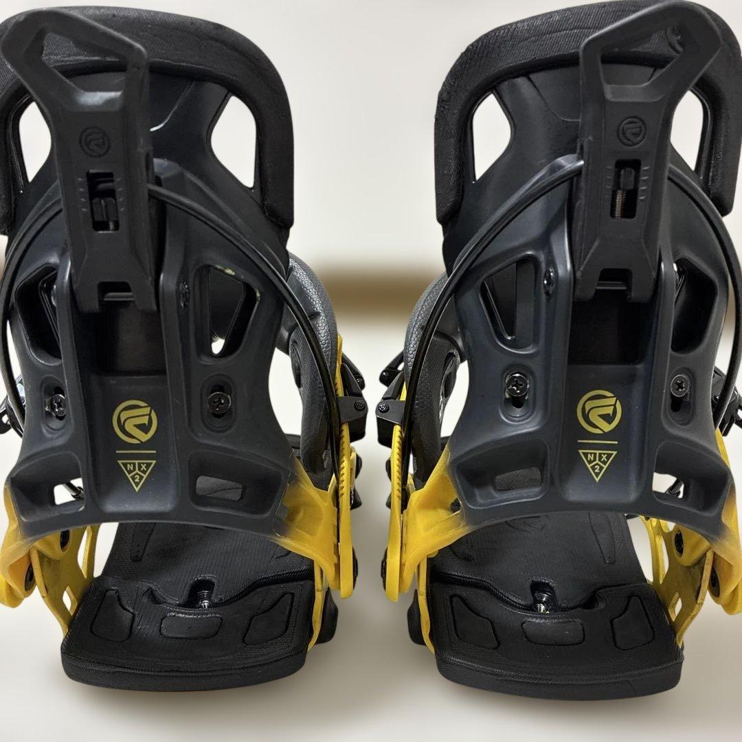 Flow NX2 fusion 22-23 L ビンディング　イエロー×ブラック