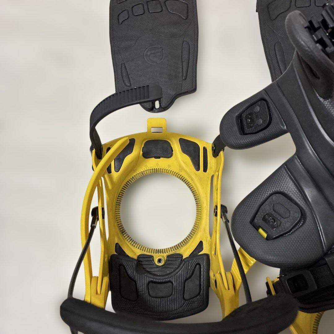 Flow NX2 fusion 22-23 L ビンディング　イエロー×ブラック