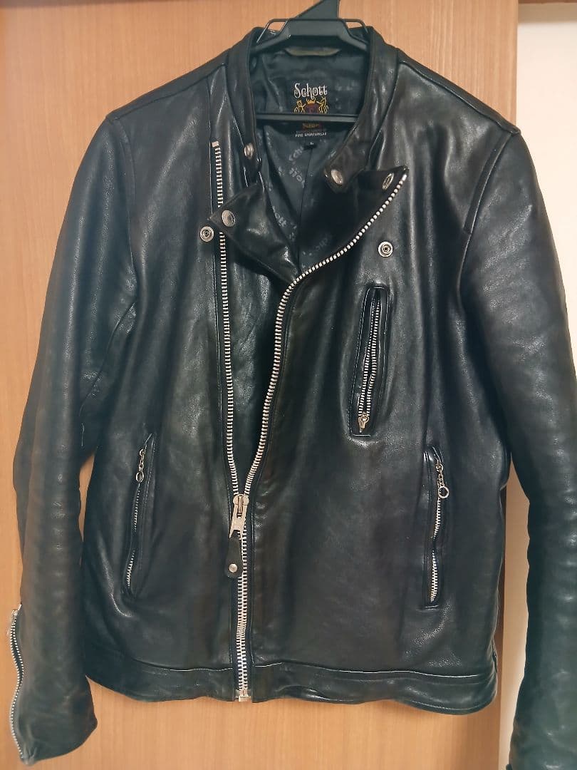 Schott ダブルブレストライダース　Lサイズ　ATTACHIMENT 別注