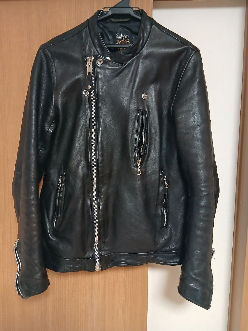 Schott ダブルブレストライダース　Lサイズ　ATTACHIMENT 別注