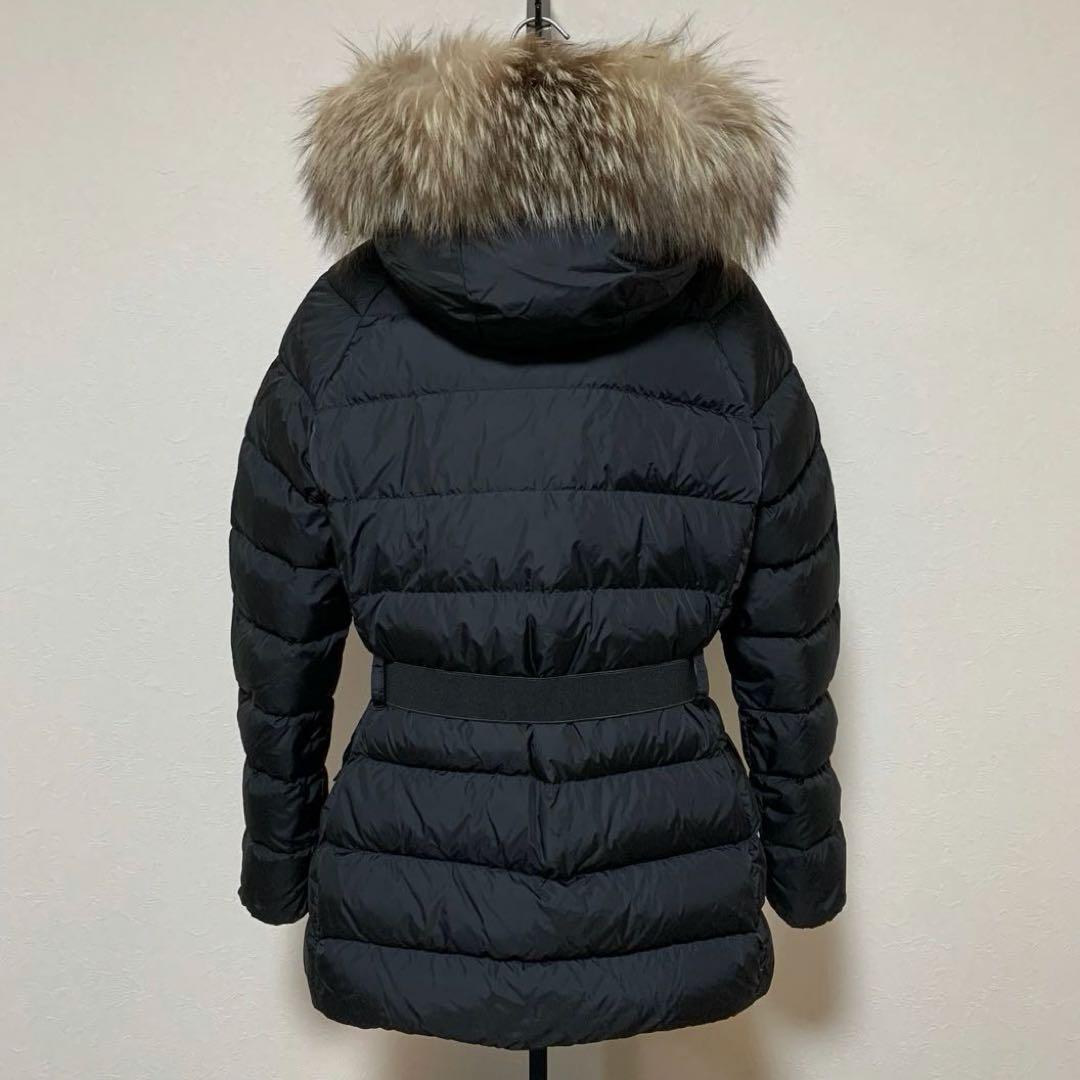 大人気★ モンクレール　CLION クリオン　2 ブラック　ファー　5D183