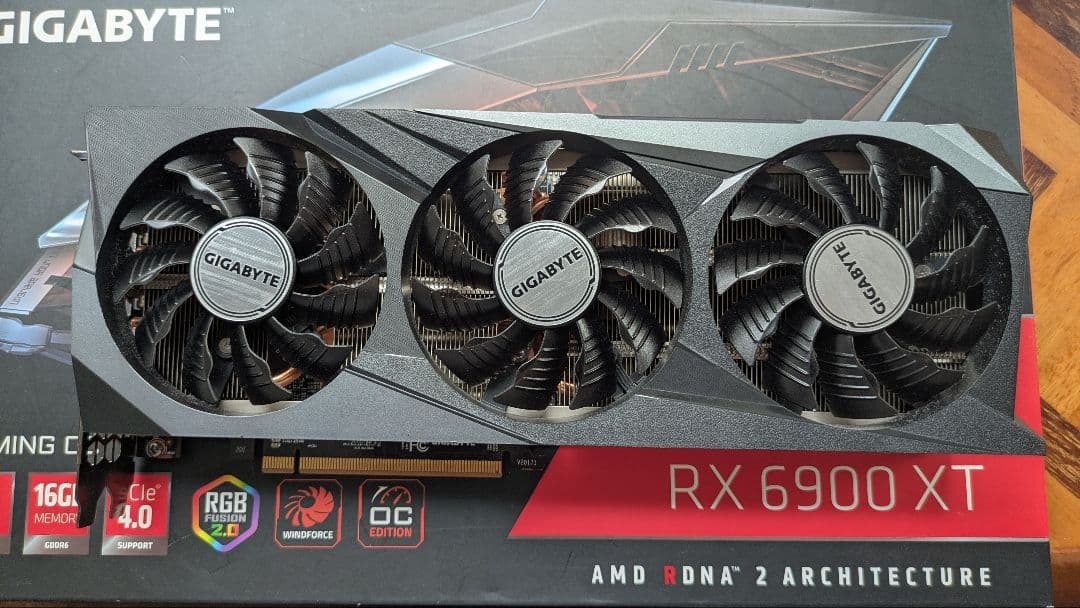 radeon rx6900xt GIGABYTE 16G 要説明確認