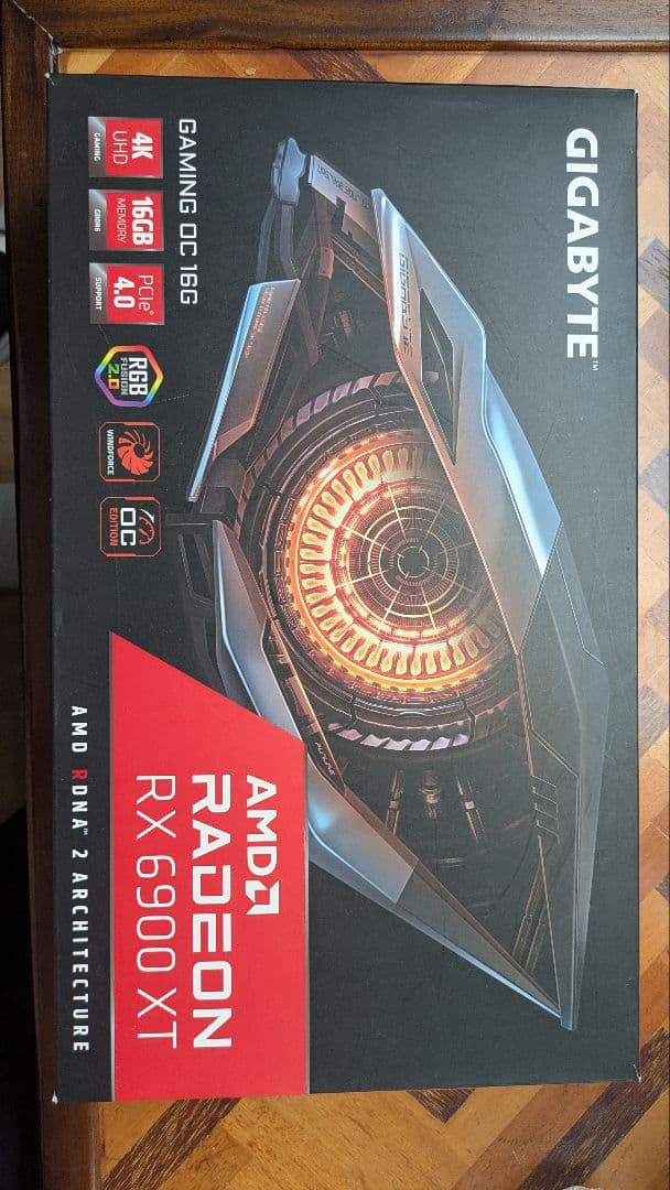 radeon rx6900xt GIGABYTE 16G 要説明確認