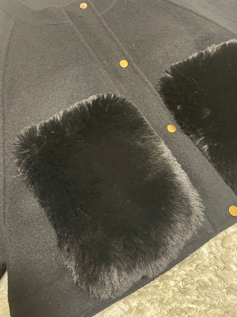 美品・diagram・ファーポケット付き・ショートコート・最終値下げ