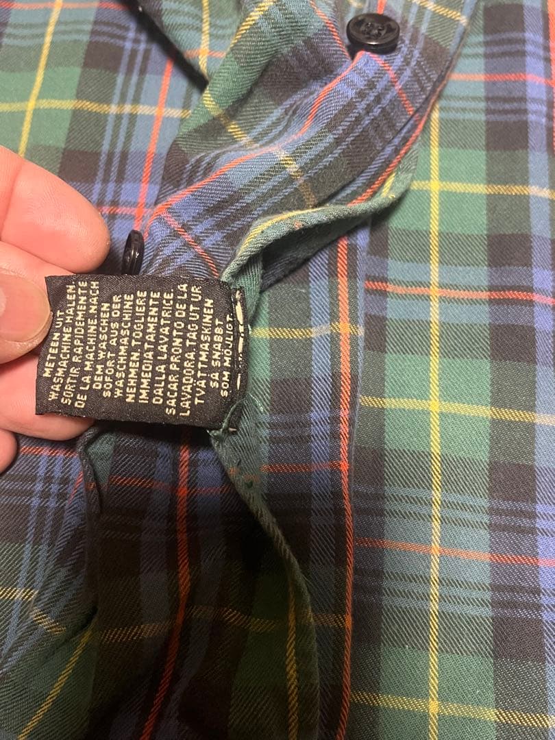 ralph lauren RRL ダブルアールエル　90,sネルシャツ