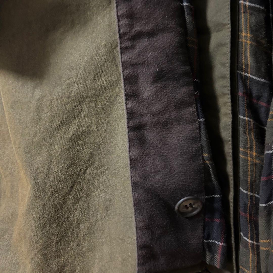 最終値下げ　Barbour オイルドコットン　ロングコート
