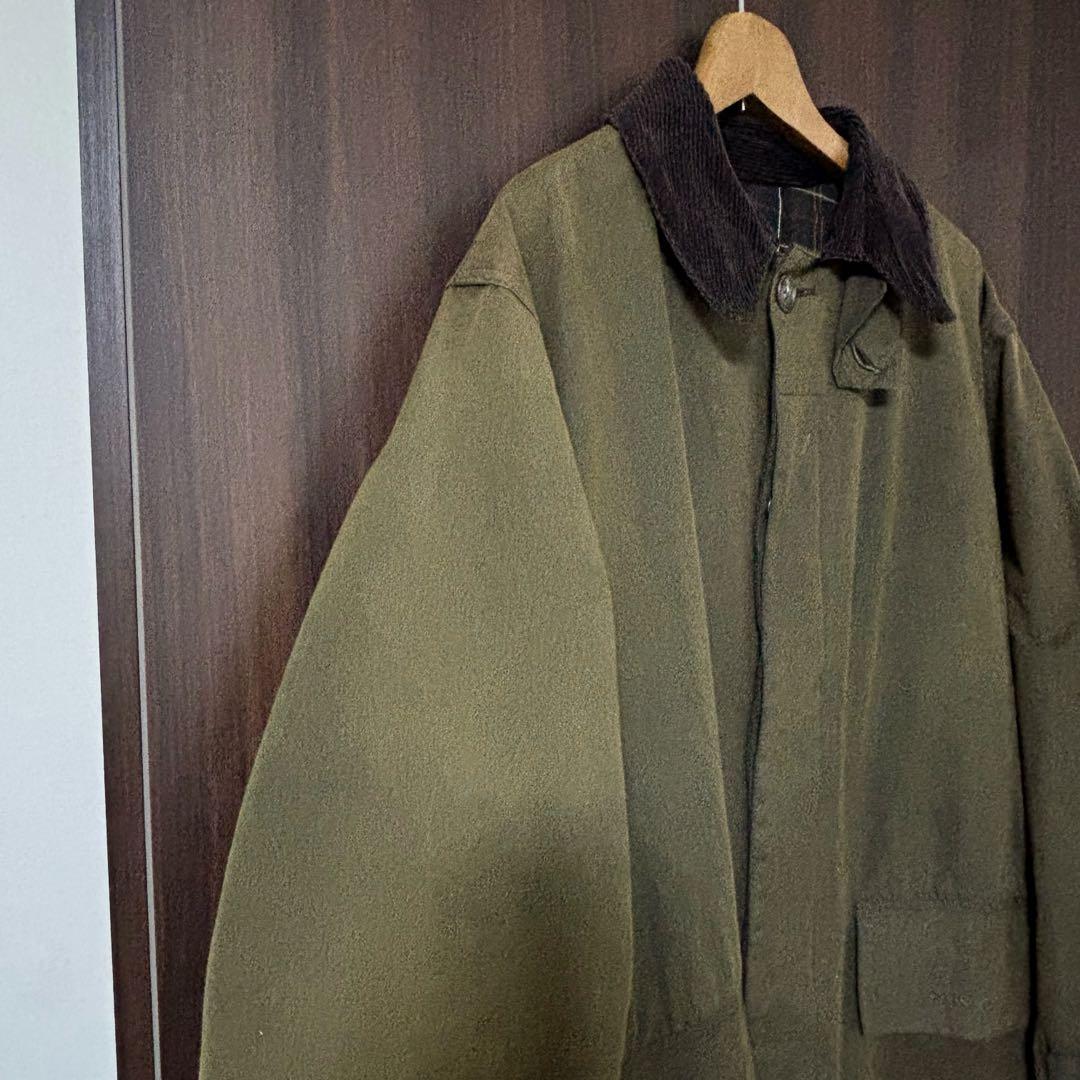 最終値下げ　Barbour オイルドコットン　ロングコート