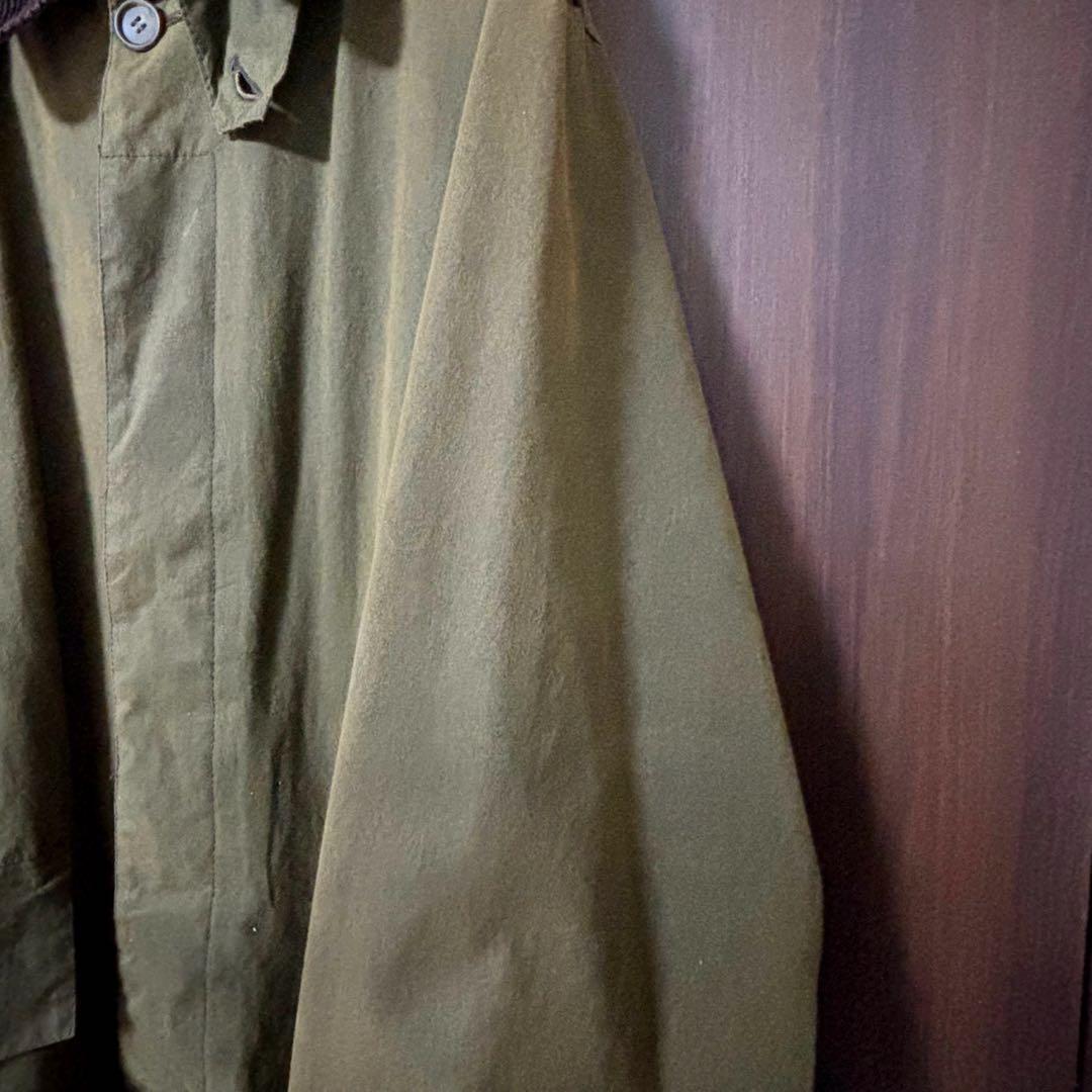 最終値下げ　Barbour オイルドコットン　ロングコート