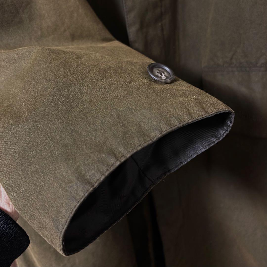 最終値下げ　Barbour オイルドコットン　ロングコート
