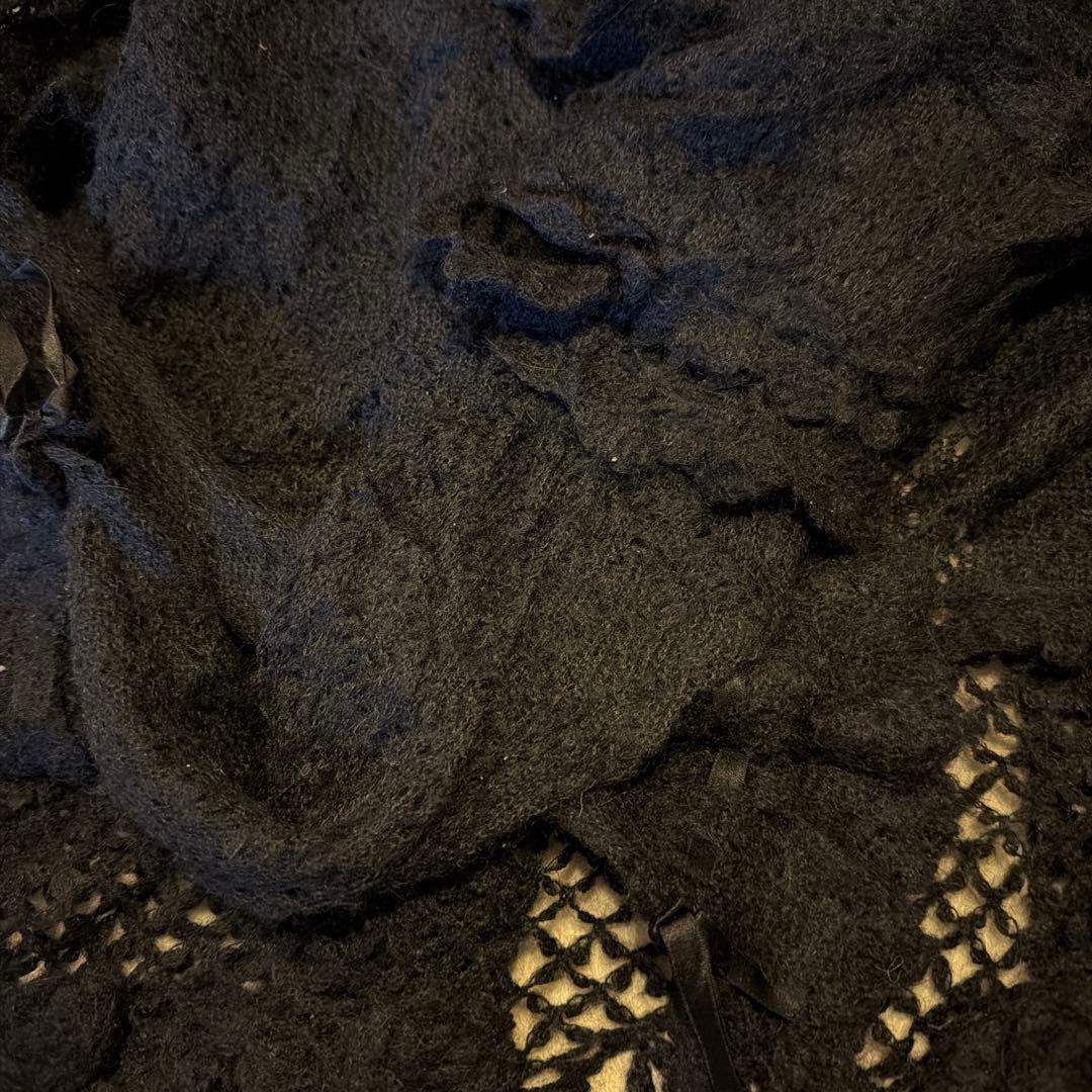 マーガレットカーディガン　黒