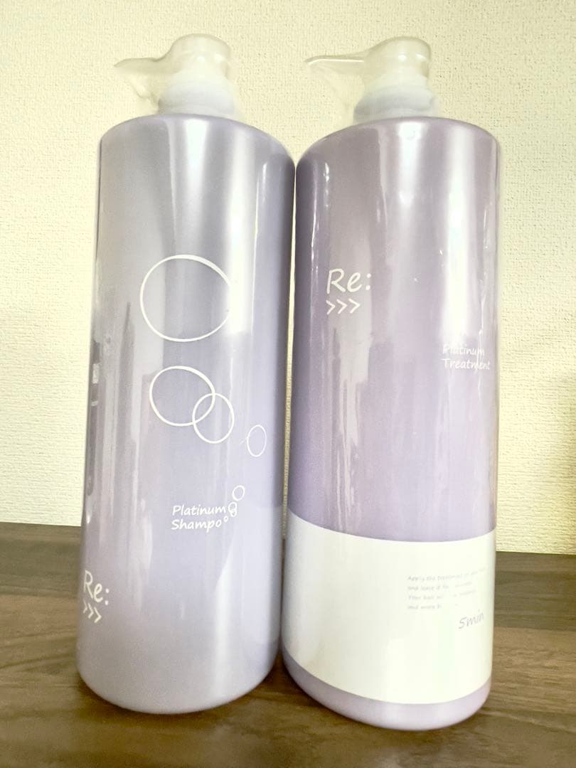 アジュバン　プラチナムシャンプー1000mlトリートメント1000g 限定ボトル