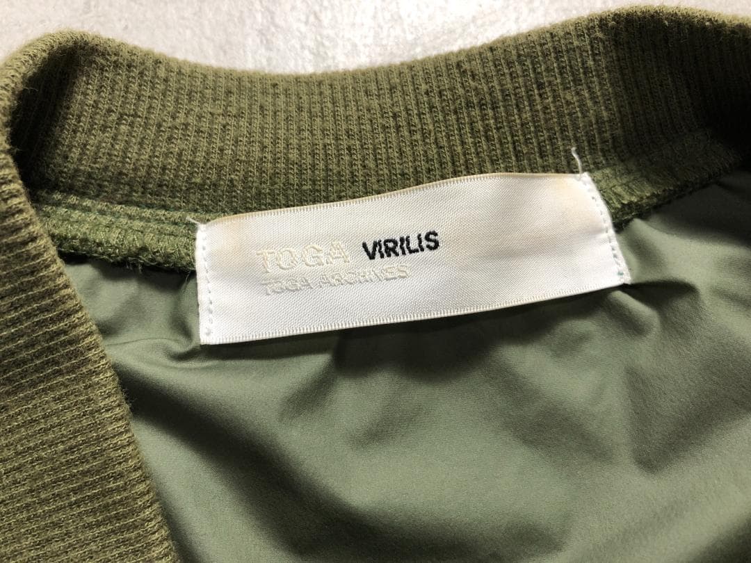 Toga Virilis シルク ジャケット スカジャン 48 59-1-6