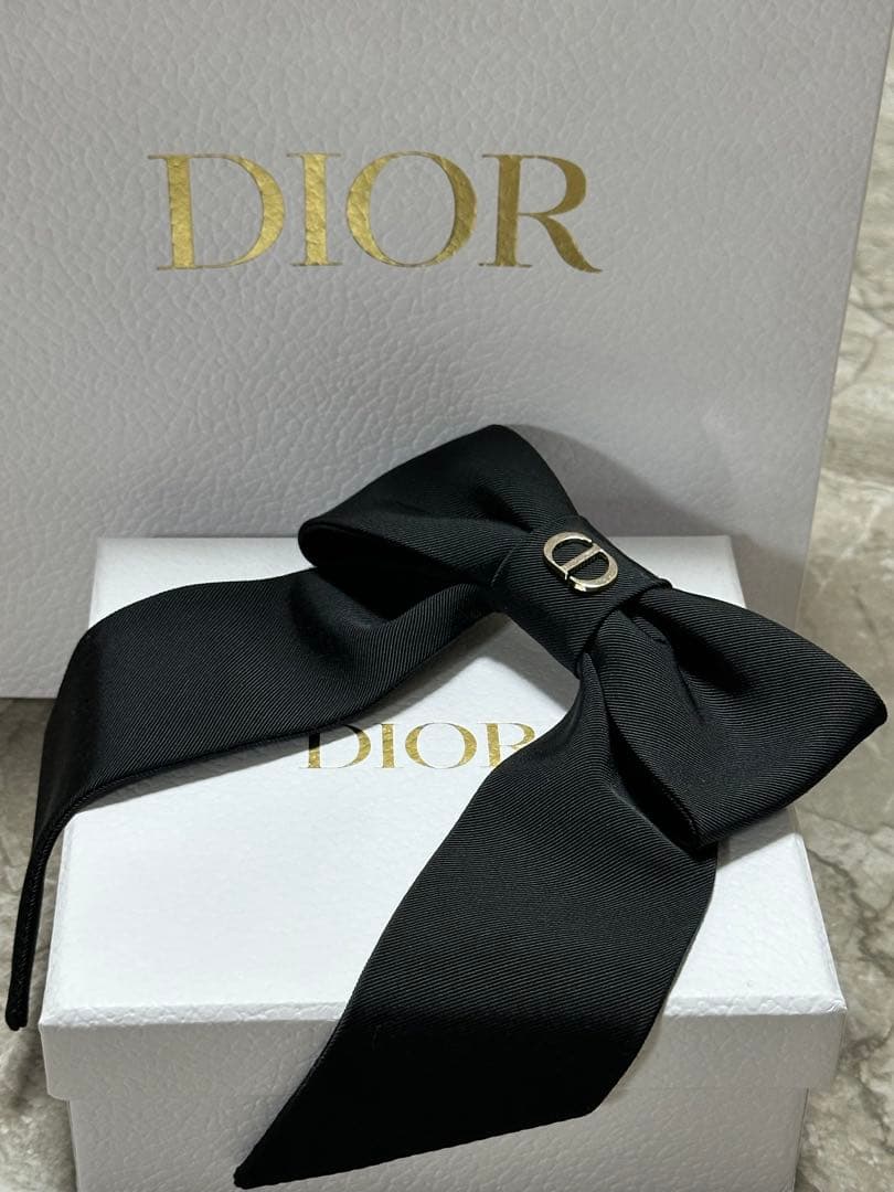 【新品同様】ディオールDior リボンバレッタ