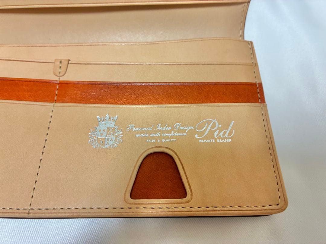 pid ピーアイディー コードバン長財布 vast ヴァスト キャメル