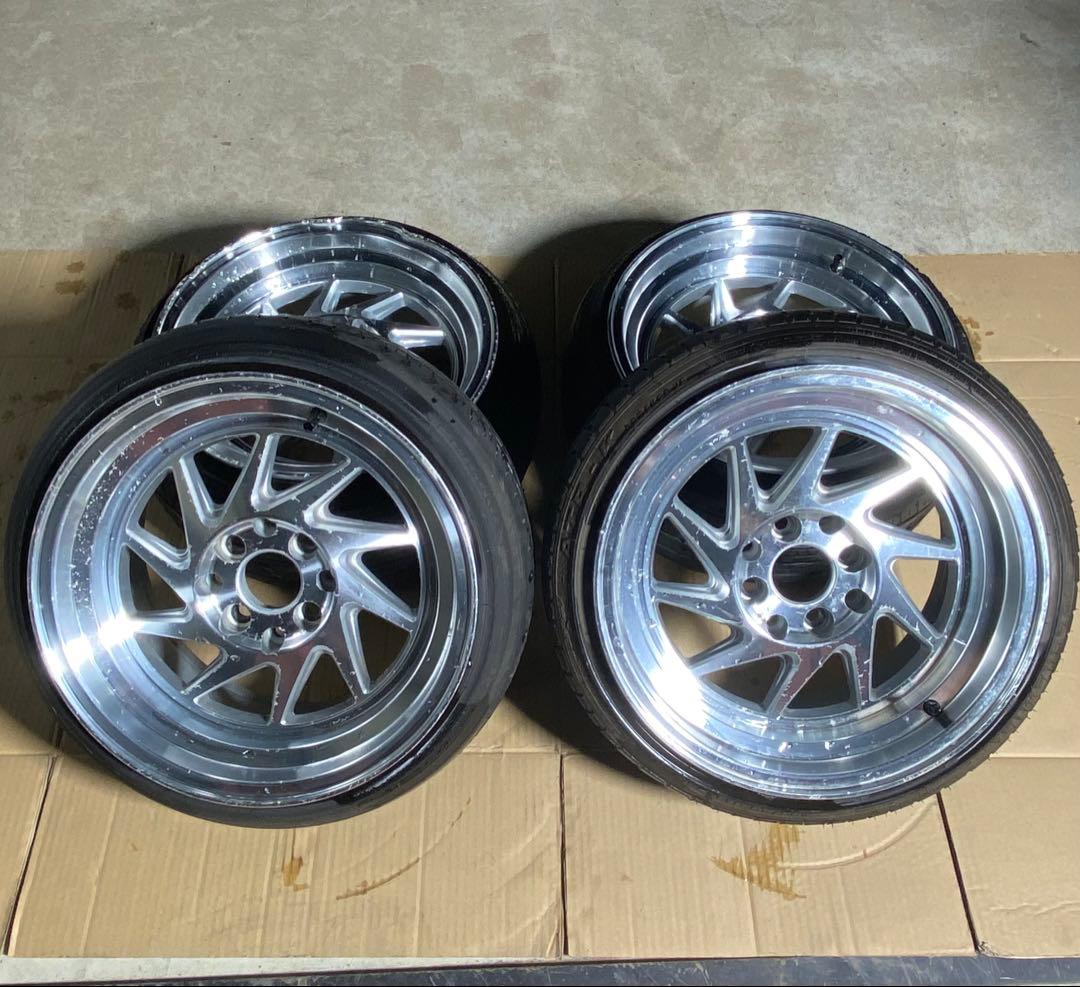 [15インチ] HLK ホイール 深リム 8J