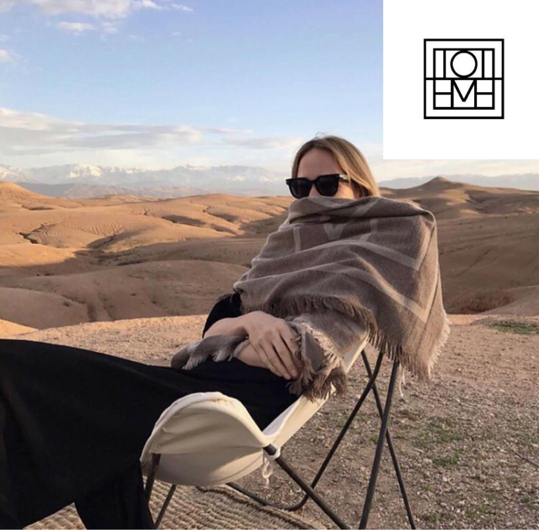 【秋冬必須アイテム】TOTME トーテム　ウールカシミヤスカーフ　マフラー