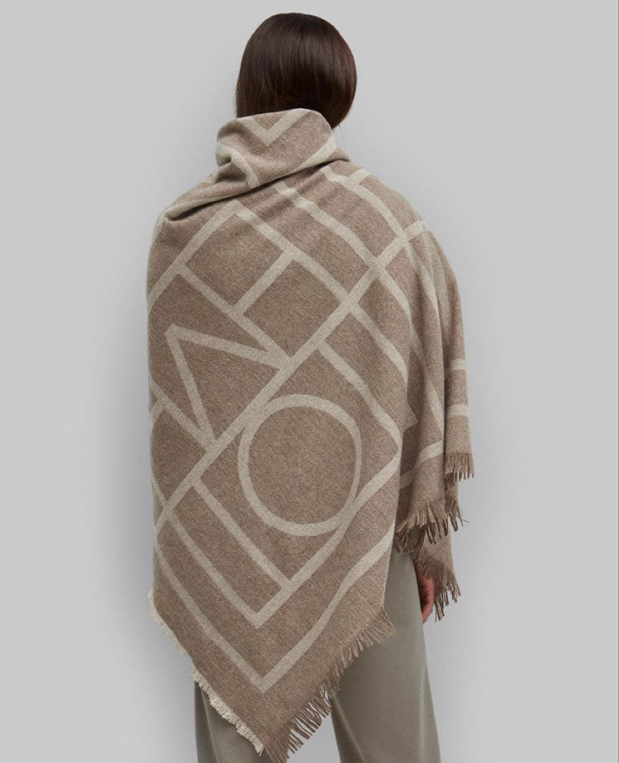 【秋冬必須アイテム】TOTME トーテム　ウールカシミヤスカーフ　マフラー