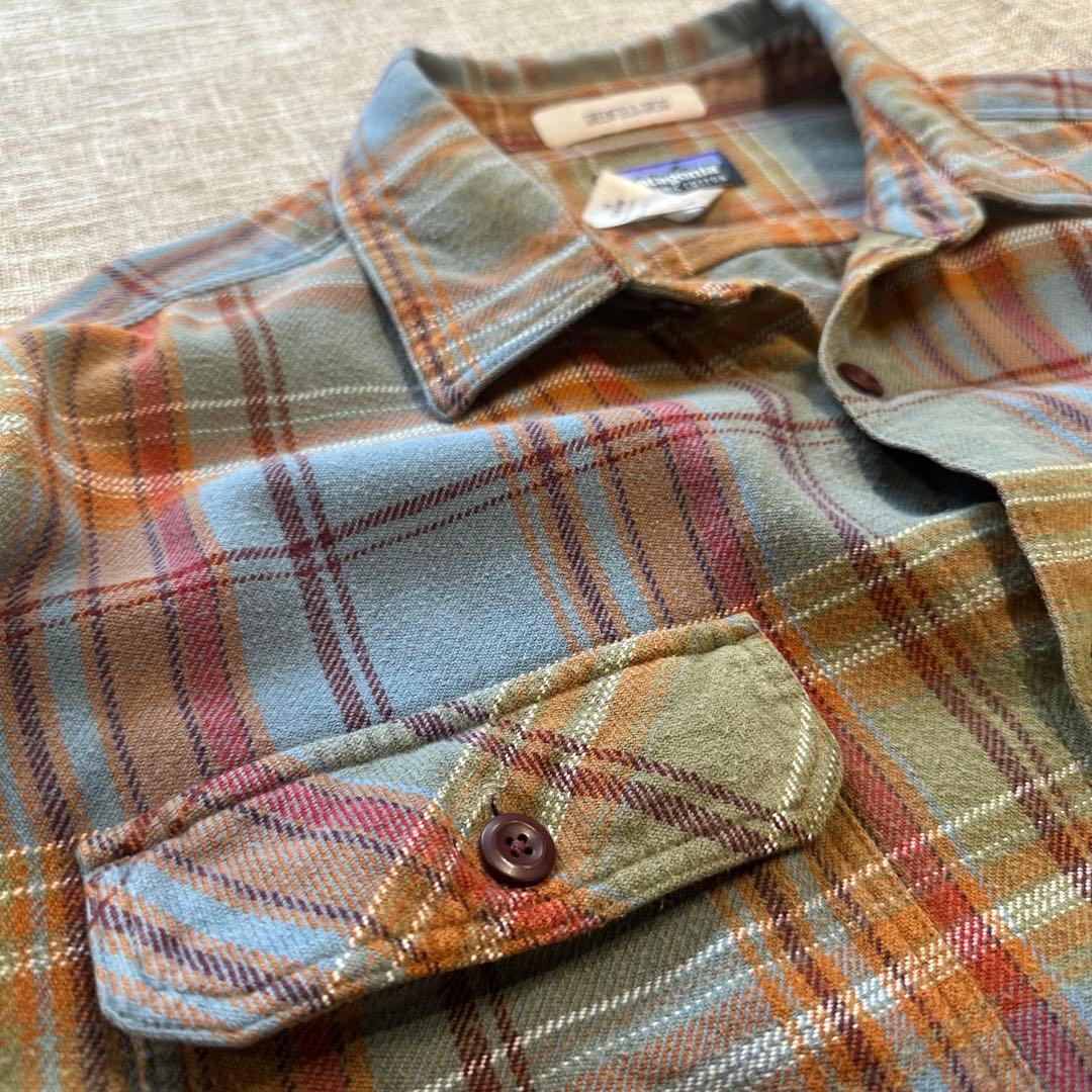 【極美品XL】パタゴニア ネルシャツ FA12 チェック柄 オーガニックコットン