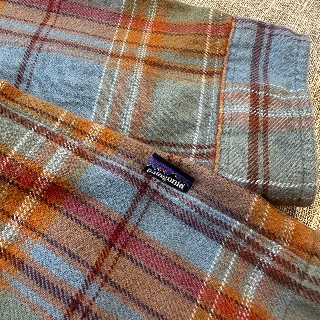 【極美品XL】パタゴニア ネルシャツ FA12 チェック柄 オーガニックコットン