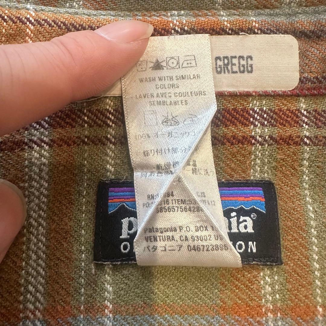 【極美品XL】パタゴニア ネルシャツ FA12 チェック柄 オーガニックコットン