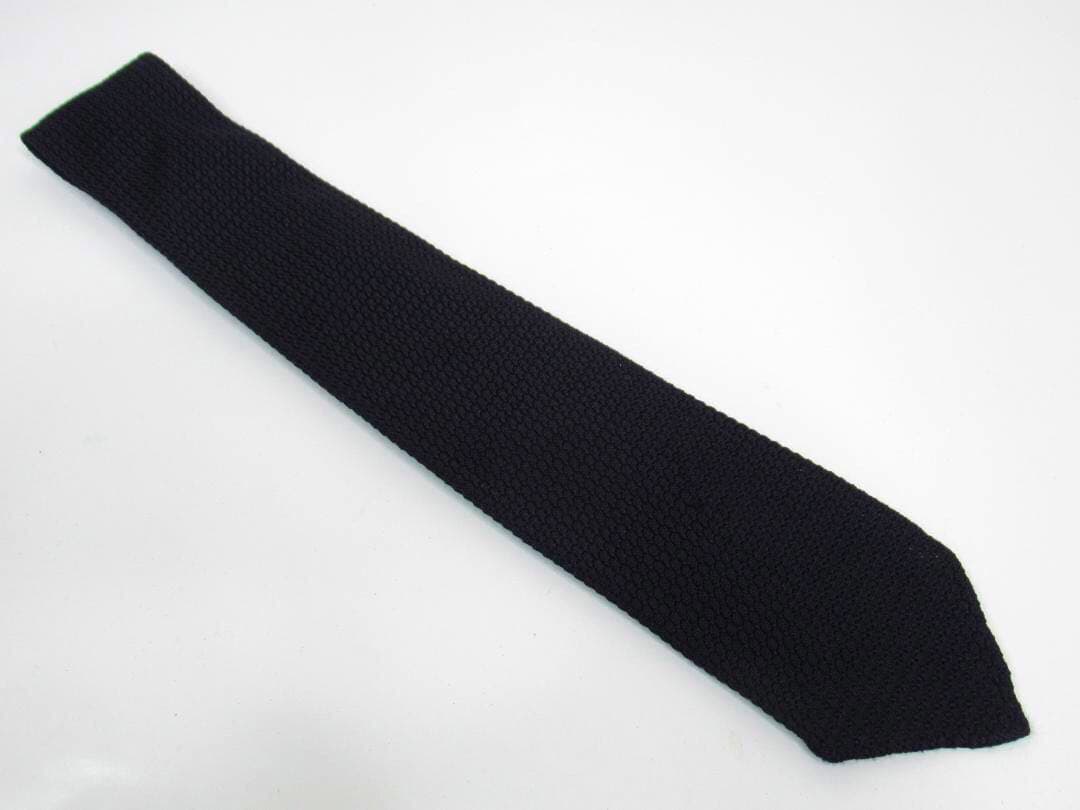 TIEYOURTIE タイユアタイ シルク ネクタイ ネイビー セッテピエゲ