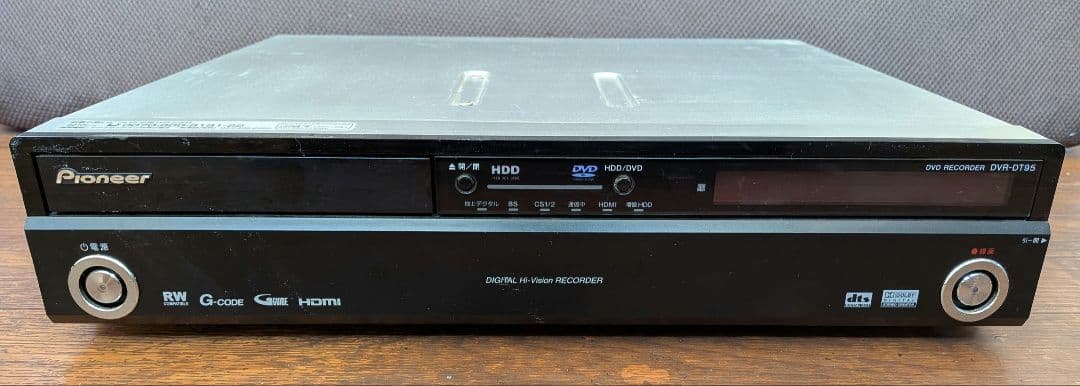 DVR-DT95 パイオニア DVD/HDD レコーダー 増設HDD対応