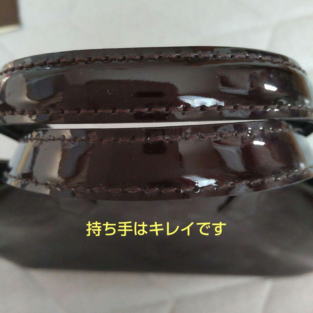 LOUIS VUITTON　モノグラムヴェルニ　ウィルシャー　アマラント バッグ