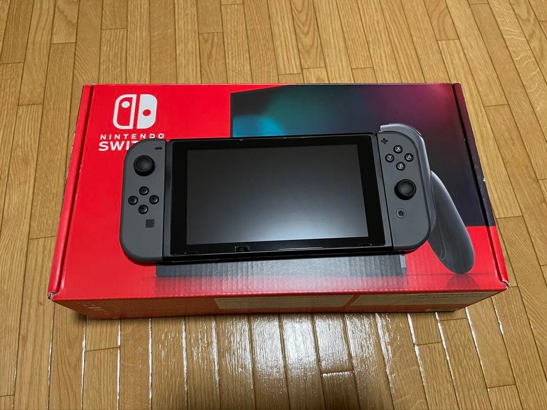 Switch Nintendo 本体　グレー　初期化済