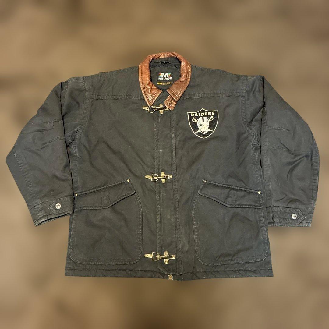 レア！ レイダース RAIDERS ファイャーマンコート 古着