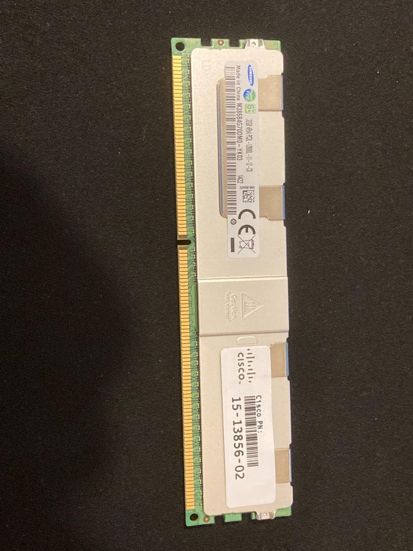 サムスン128GB 4Rx4 PC3L-12800L DDR3-1600サーバー