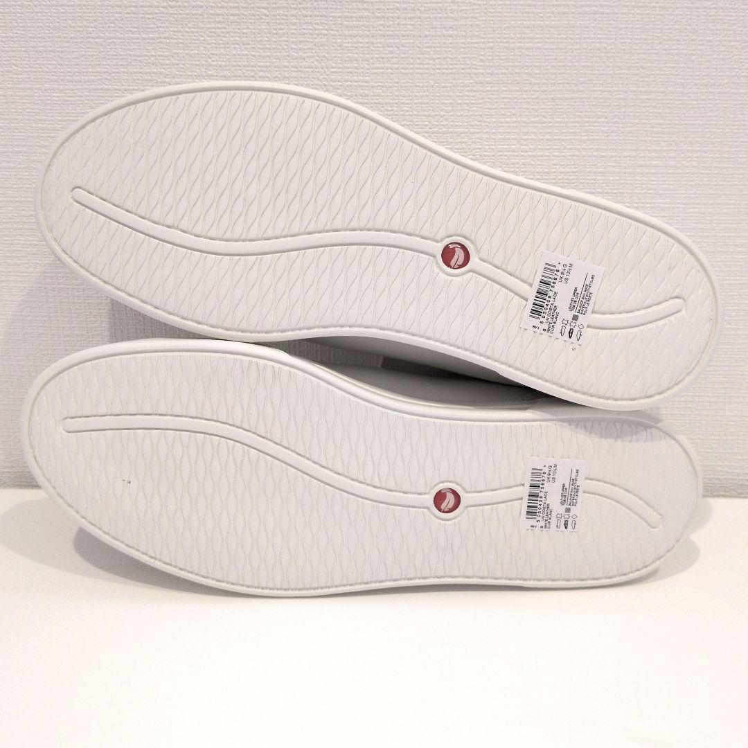 未使用 クラークス アンコスタレース スニーカー ホワイト レザー 27.5㎝