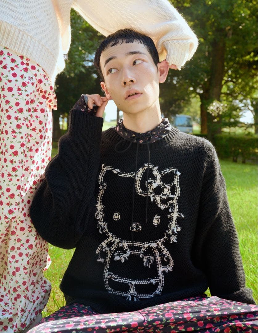 トップス HELLO KITTY x little sunny bite knit top