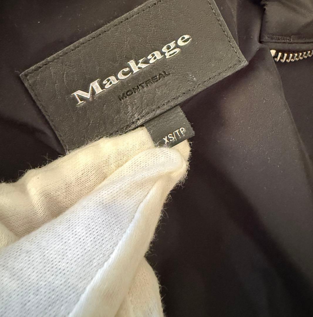 マッカージュ☆ラグジュアリーなファー付 ロングダウン