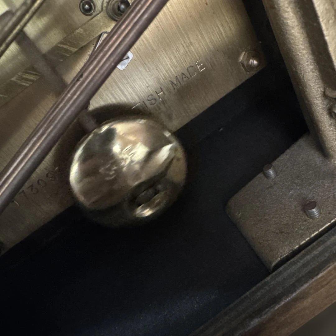 ベンチマ　Bentima 木製 置時計 クラシック　イギリス製　鐘と時報が鳴る