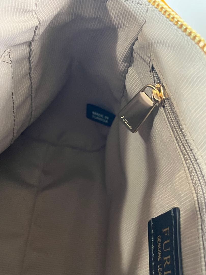 FURLA フルラ　テッサ　2wayイエローレザーバッグ　ビタミンカラー✨