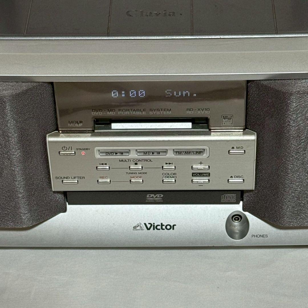 Victor DVD MD ポータブルシステム Clavia RD-XV10