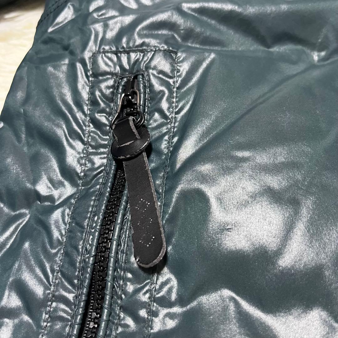 タトラス ダウンジャケット メタリックグリーン S