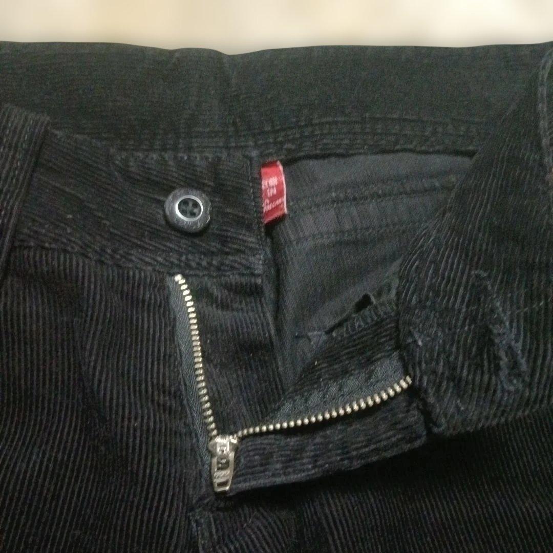 【希少】Stussy ステューシー コーデュロイパンツ ブラック 26 刺繍入り