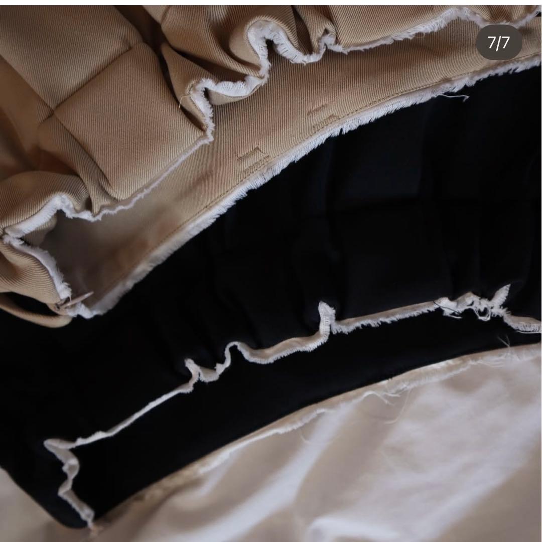 epa エパ　ツイルワイドパンツ ベージュ